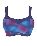 Power Wired Sports Bra Ombre Print Ink