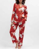 Pumpkin Spice Pyjama Set Burnt Sienna Mix