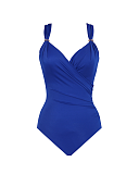 Razzle Dazzle Siren Shaping Swimsuit Azul TKD Lingerie Miraclesuit Fashion CF1.