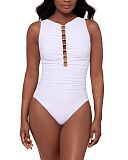 Razzle Dazzle Swizzle Shaping Swimsuit White