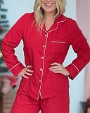 Red White Pyjama Set Jessica Lily Xmas F3
