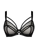 Scandal Plunge Bra Black