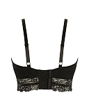 Selena Longline Plunge Bra Noir TKD Lingerie Panache Fashion CB1