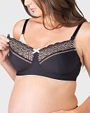 Show Off Non Wired Nursing Bra Jet Black