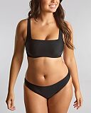 Signature Gina Bikini Top And Classic Brief Black Panache TKD Lingerie Core F1