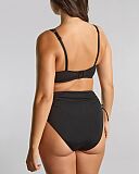 Signature Gina Bikini Top And Midi Brief Black Panache TKD Lingerie Core B1