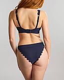 Signature Scallop Kara Non Wired Bikini And Classic Brief Ink Blue