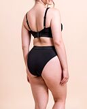 Siren Seas Non Wired Bikini And High Leg Brief Black