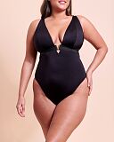 Siren Seas Non Wired Swimsuit Black