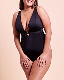 Siren Seas Non Wired Swimsuit Black