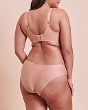 Smoothie Lace Moulded Bra And Brazilian Brief Latte