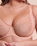 Smoothie Lace Moulded Bra Latte