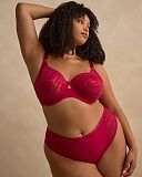 Sophia Full Bra And Brazilian Brief Raspberry