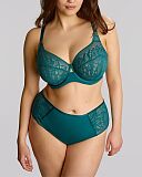Sophia Full Cup Bra And Deep Brief Teal Blue