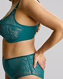 Sophia Full Cup Bra And Deep Brief Teal Blue