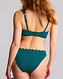 Spirit Bette Balcony Bikini Top And Spirit Classic Brief Teal Blue
