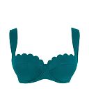 Spirit Bette Balcony Bikini Top Teal Blue