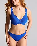 Spirit Lauren Plunge Bikini And Brazilian Brief Cobalt