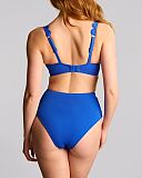 Spirit Lauren Plunge Bikini And High Waist Brief Cobalt