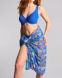 Spirit Lauren Plunge Bikini And Sarong Paradiso Print