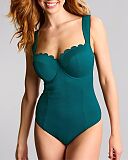 Spirit Monica Balcony Swimsuit Teal Blue