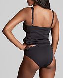 Spirit Selena Plunge Tankini Black