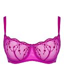 Stardust Balcony Bra And Brazilian Vivid Violet