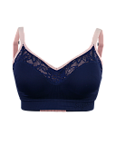 Sugar Candy Lux Fuller Seamless Everyday Bra Navy TKD Lingerie Fashion Cake pf 1