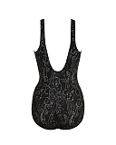 Sultana Circe Soft Cup Shaping Swimsuit Black TKD Lingerie Miraclesuit Fashion CB1.