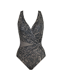 Sultana Circe Soft Cup Shaping Swimsuit Black TKD Lingerie Miraclesuit Fashion CF1.