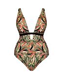 Sunset Palm Reversible Non Wired Multiway Swimsuit Palm Print