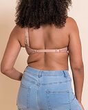 Superhero Multiway Padded Plunge Bra Latte TKD Lingerie Core B3