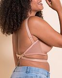 Superhero Multiway Padded Plunge Bra Latte TKD Lingerie Core S4
