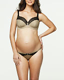 TKD Lingerie Cake Maternity Honeycomb Macaroon Flexible Wire Nursing Brief F