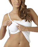 TKD Lingerie Core Panache Cami Top Cotton Lycra Camisole White F1