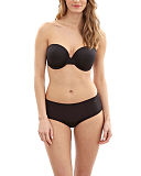 TKD Lingerie Occasion Panache Porcelain Elan Strapless Moulded Black Short F