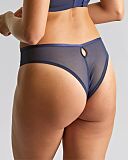 Tango Brazilian Navy Champagne TKD Lingerie Panache Fashion B1