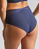 Tango Deep Brief Navy Champagne TKD Lingerie Panache Fashion B1