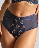 Tango Deep Brief Navy Champagne TKD Lingerie Panache Fashion F1