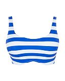 Tess Balcony Crop Bikini Cascade Stripe