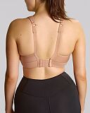 Endurance Non Padded Wired Sports Bra Dusty Rose TKD Lingerie Panache Fashion B1