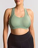 Thrive Wired Non Padded Sports Bra Pale Green