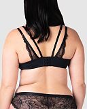 True Luxe Flexi Wire Nursing Bra Black