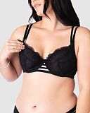 True Luxe Flexi Wire Nursing Bra Black