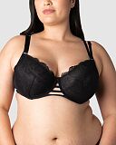 True Luxe Flexi Wire Nursing Bra Black