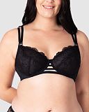 True Luxe Flexi Wire Nursing Bra Black