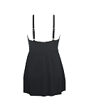 Twisted Sister Adora Shaping Swimdress Black TKD Lingerie Miracle Suit CB1