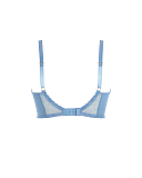 Valentina Luxe Plunge Bra Denim Blue TKD Lingerie Cleo Fashion CB1