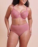 Victory Side Support Balcony Bra And Short Pink