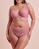 Victory Side Support Balcony Bra And Short Pink